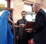 Ghani Gives Away  Apartment Keys to  Sharbat Gula